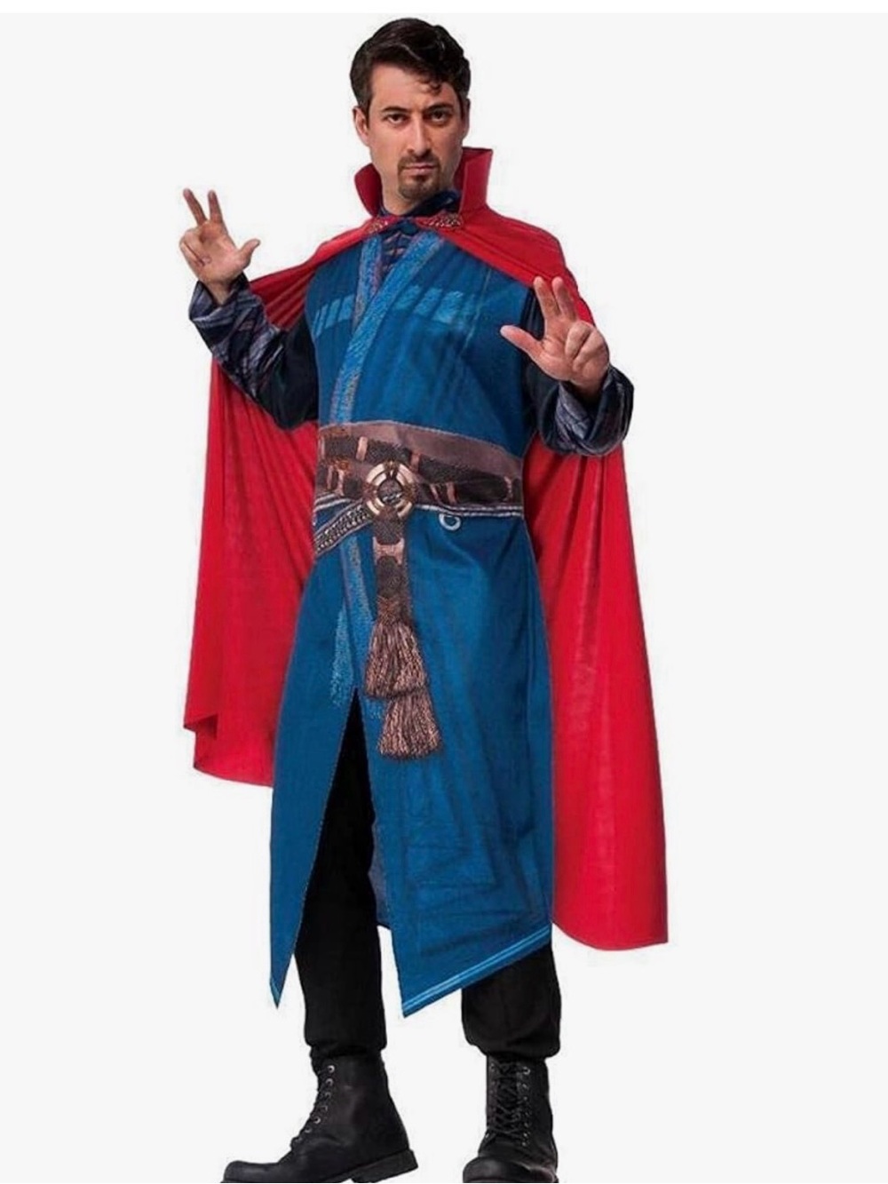 Marvel Doctor Strange Costume Set – Cloak + Eye of Agamotto Necklace